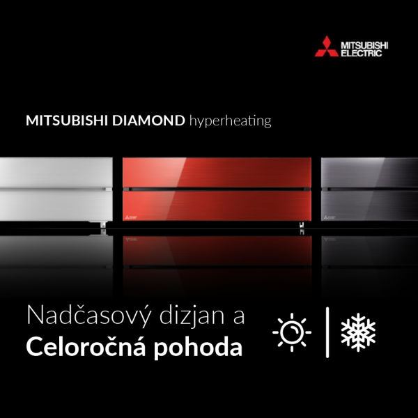 Prémiová klimatizácia Mitsubishi DIAMOND MSZ-LN | Klimatizácie Bratislava
