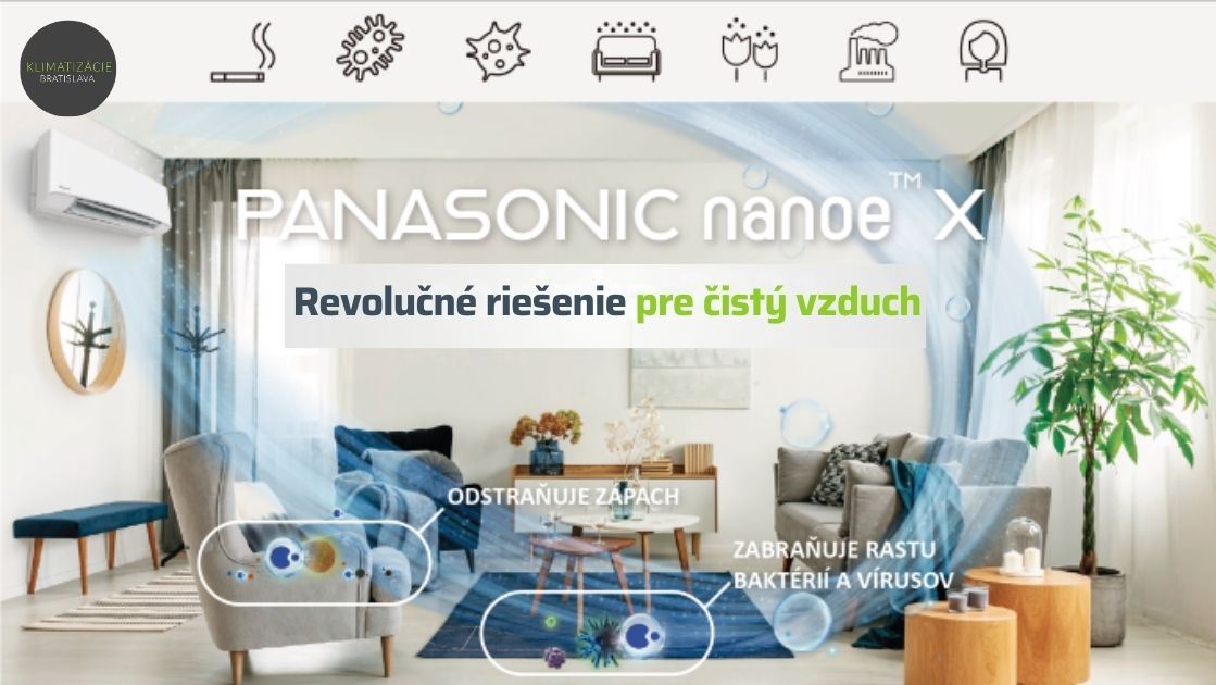 Panasonic NanoeX - revolučné riešenie pre čistý vzduch