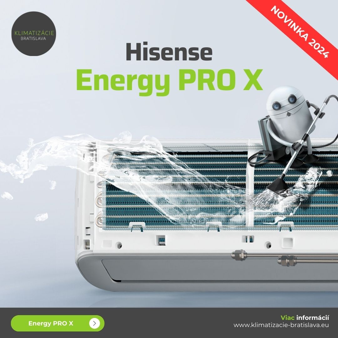 Novinka! Klimatizácia Hisense Energy PRO X