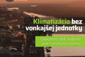 Klimatizácia bez vonkajšej jednotky v historickom centre Bratislavy